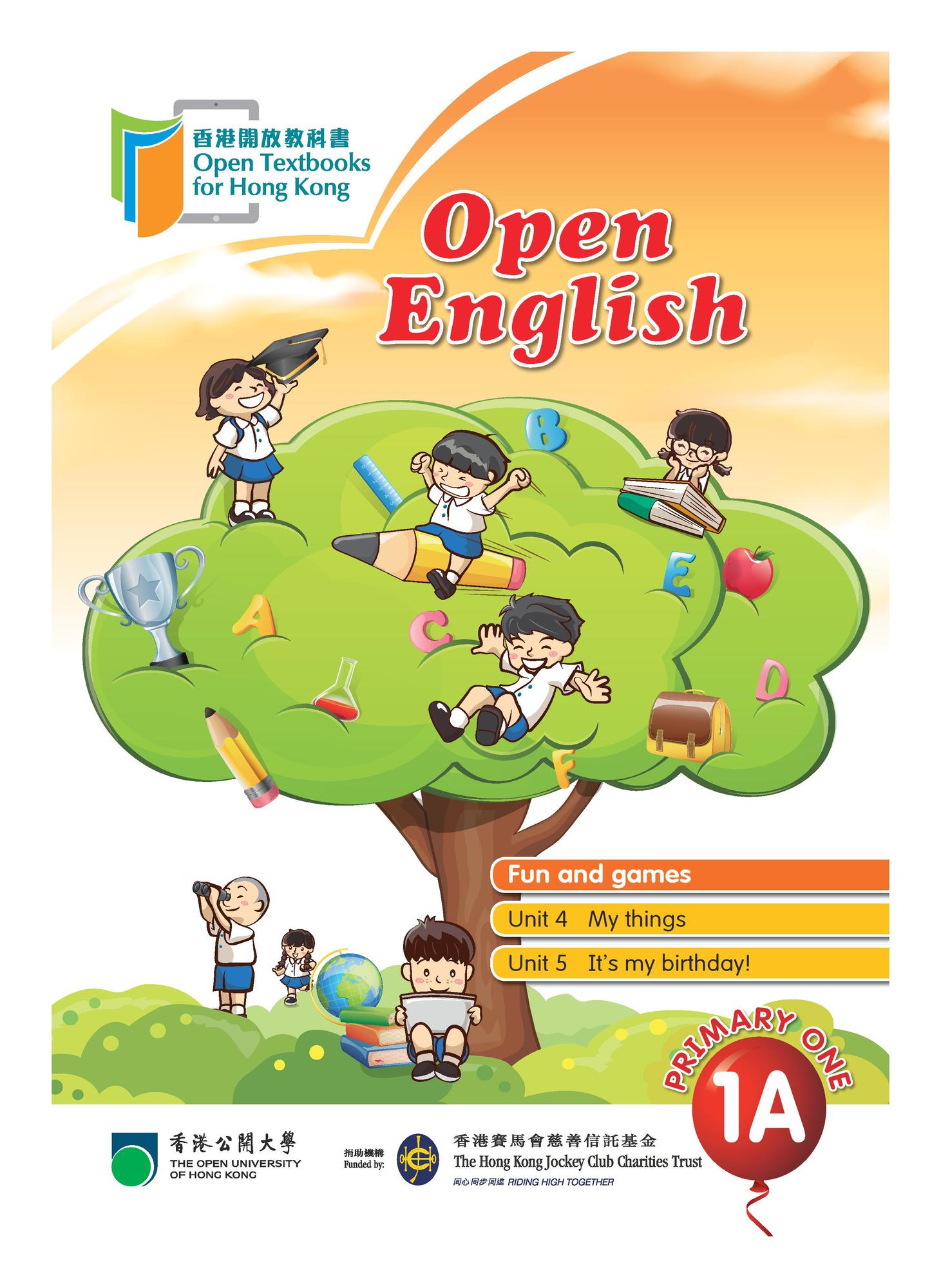 Open English Primary 1A Book 2